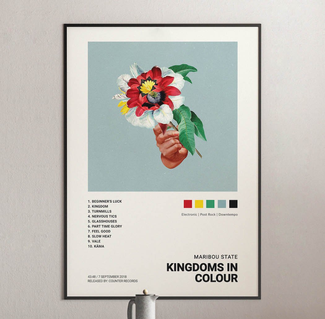 Maribou State - Kingdoms In Colour Album Cover Poster | Architeg